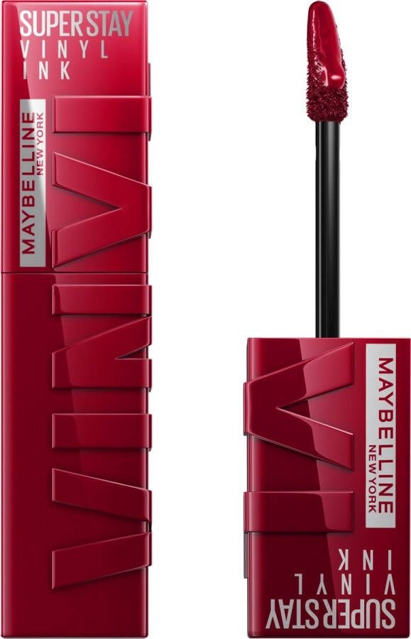 Maybelline New York SuperStay Vinyl Ink Lipstick 55 Royal Rood Langhoudende Lippenstift 4 2 ml