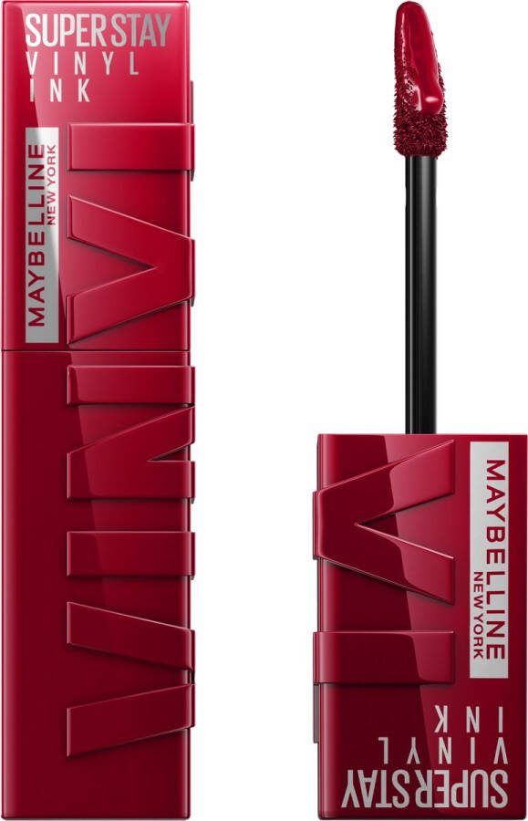 Maybelline New York SuperStay Vinyl Ink Lipstick 55 Royal Rood Langhoudende Lippenstift 4 2 ml