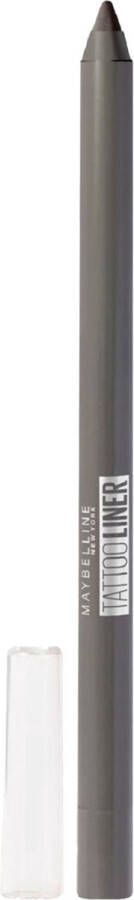 Maybelline New York Tattoo Liner Gel Pencil 901 Intense Charcoal Grijs Waterproof Slijpbaar Oogpotlood