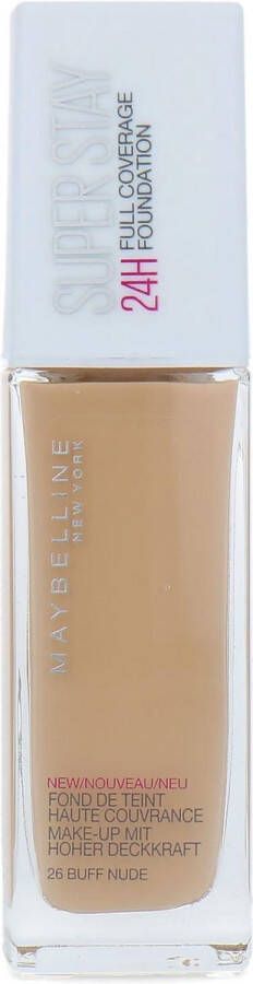 Maybelline SuperStay 24H Full Coverage Foundation 26 Buff Nude