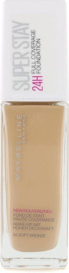 Maybelline SuperStay 24H Full Coverage Foundation 34 Soft Bronze