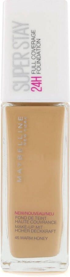 Maybelline SuperStay 24H Full Coverage Foundation 46 Warm Honey