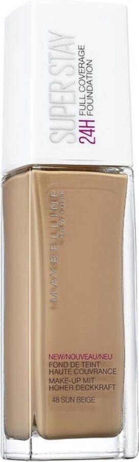 Maybelline SuperStay 24H Full Coverage Foundation 48 Sun Beige