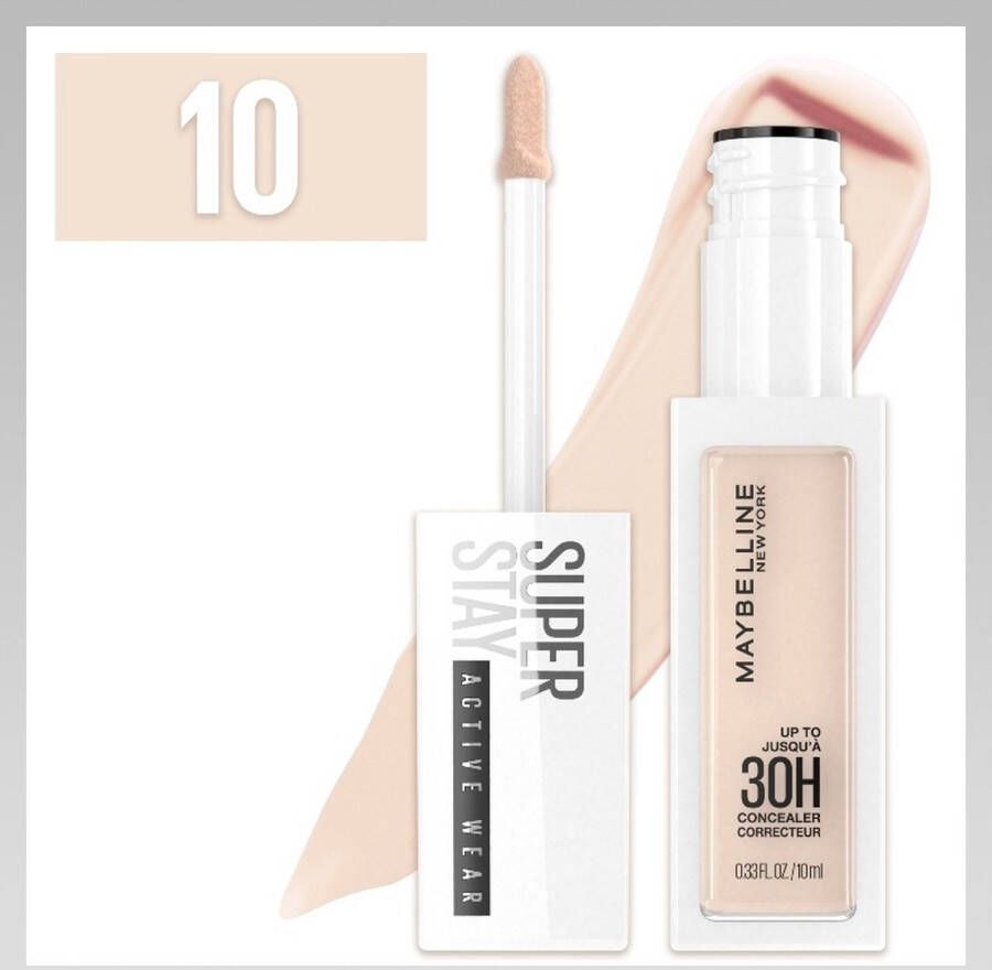 Maybelline SuperStay 30H Active Wear Concealer 10 Fair