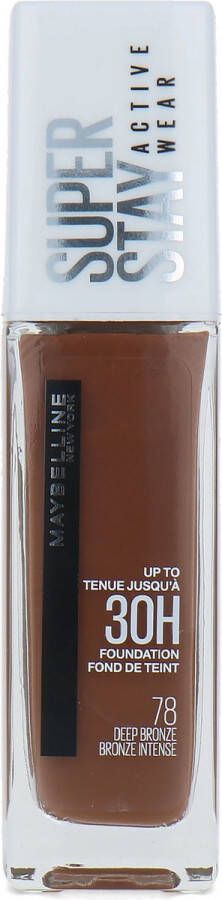 Maybelline SuperStay 30H Active Wear Foundation 78 Deep Bronze