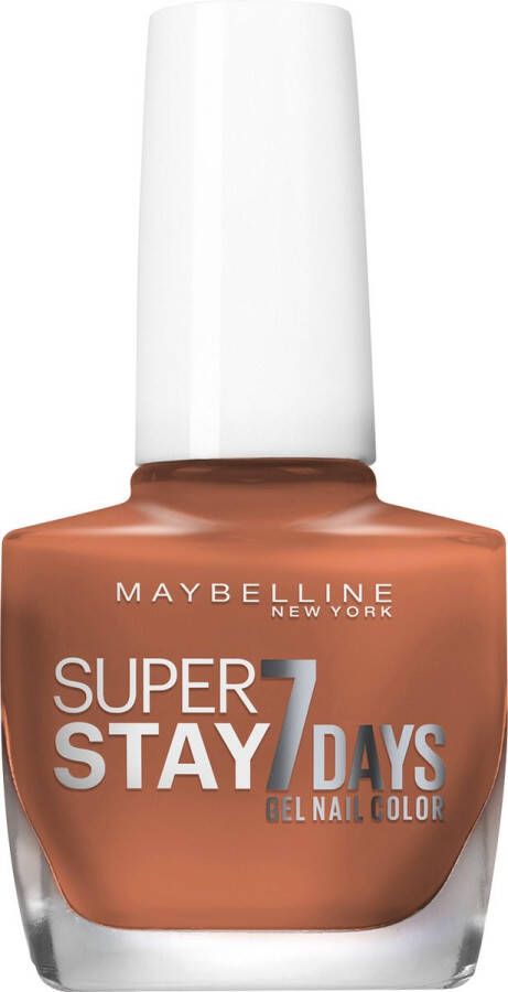 Maybelline SuperStay 7 Days Nagellak 931 Brownstore Nude Glanzende Nagellak 10 ml