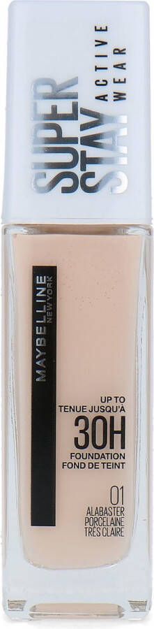 Maybelline SuperStay Active Wear 30H Foundation 01 Alabaster