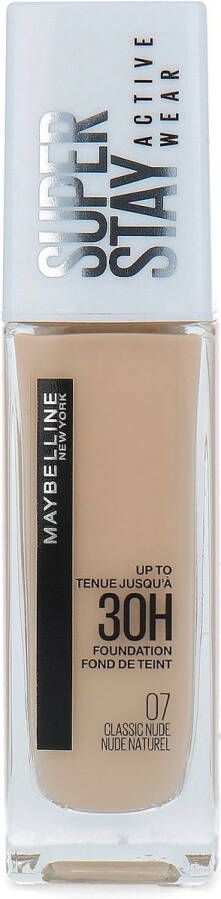 Maybelline Superstay Active Wear Foundation 07 Classic Nude