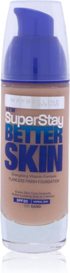 Maybelline SuperStay Better Skin 030 Sable Sand Pompflacon Vloeistof