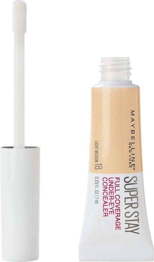 Maybelline SuperStay Full Coverage Under-Eye Concealer 18 Light Medium Concealer 7 ml