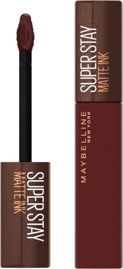 Maybelline SuperStay Matte Ink Lipstick Coffee Collection Limited Edition 275 Mocha Inventor Bruine Lippenstift 5 ml