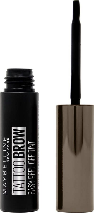 Maybelline New York Tattoo Brow Peel-Off Gel 25 Chocolate Brown Bruin Langhoudende Peel-Off Wenkbrauwgel