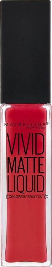 Maybelline Vivid Matte Liquid 25 Orange Shot Oranje Lippenstift