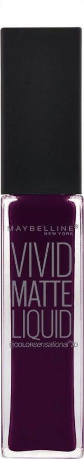 Maybelline Vivid Matte Liquid 45 Posessed Plum Paars Lippenstift