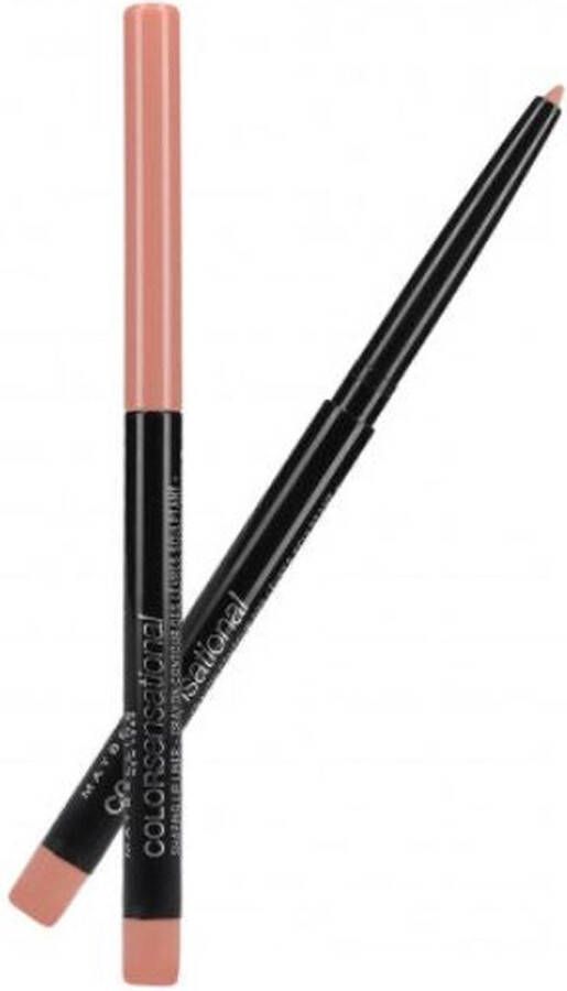 Maybelline x3 Color Sensational Shaping Lip Liner 10 Nude Whisper Lipliner