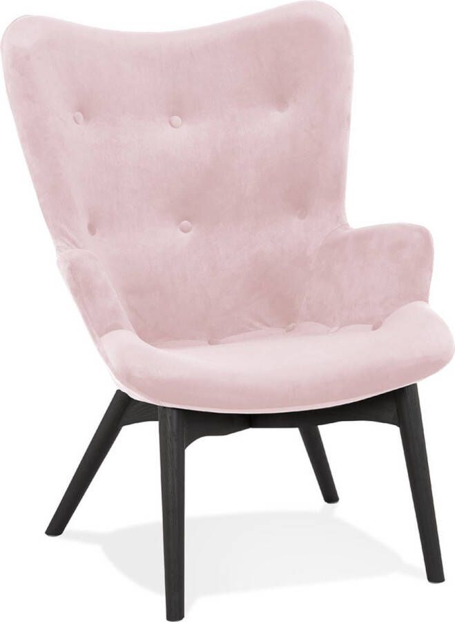 Maysun Design Fauteuil MELODIE Roze Zwart