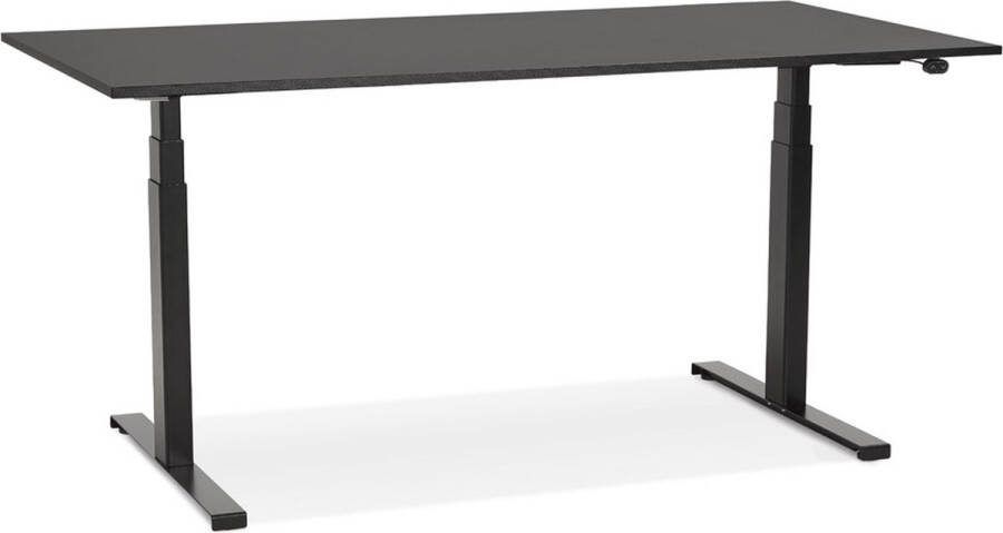 Maysun Elektrisch Zit-Sta Bureau DUNCAN Zwart 140x70cm