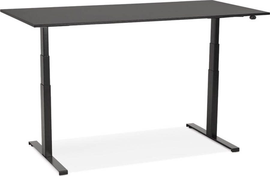 Maysun Elektrisch Zit-Sta Bureau DUNCAN Zwart 160x80cm