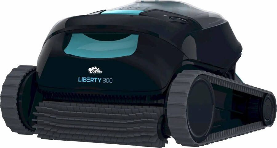 Maytronics Dolphin Liberty 300 Zwembadrobot Draadloos Nieuw model 2023 Magnetische oplaadkabel Reinigt bodem en wand Inclusief rammelaar Eco modus Zwart