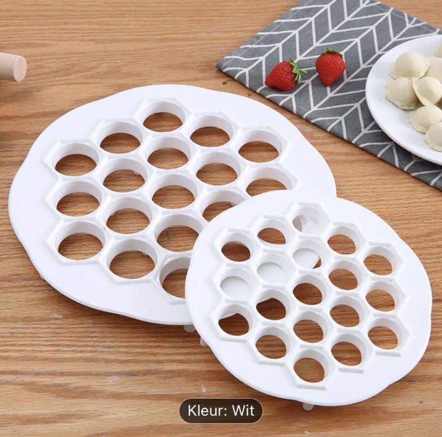 Mazona Ravioli Maker Dumpling Vorm 19 vormpjes Pelmeni Kunststof Vorm Siberische Pelmeni Vlees Dumpling Maker Machine Ravioli Snijder Ravioli vorm Raviolimakers Dumpling