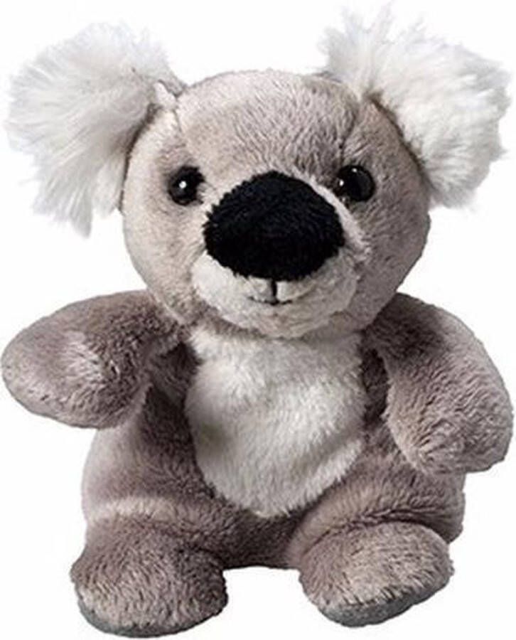 Merkloos Pluche koala knuffel 11 cm met beschrijfbaar label Knuffeldier