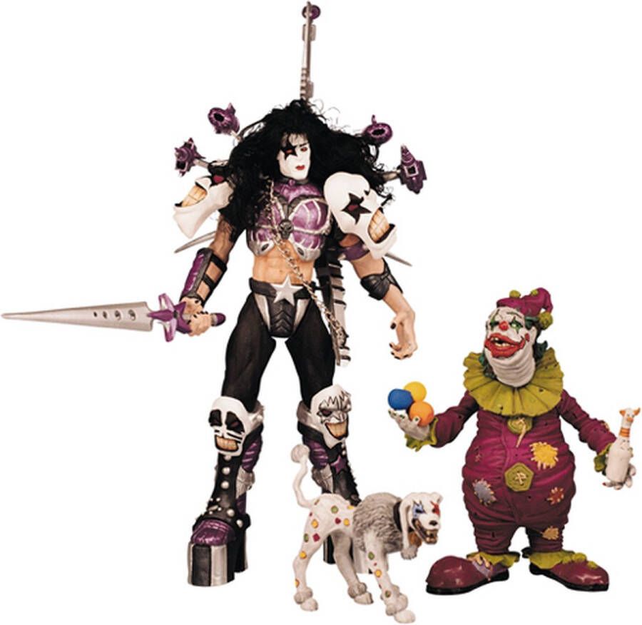 Mcfarlane toys KISS Paul Stanley & The Jester Actiefiguren