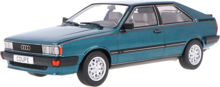 MCG De 1:18 Diecast Modelauto van de Audi Coupe GT uit 1983 in groen. De fabrikant van het schaalmodel is . Dit model is alleen online beschikbaar