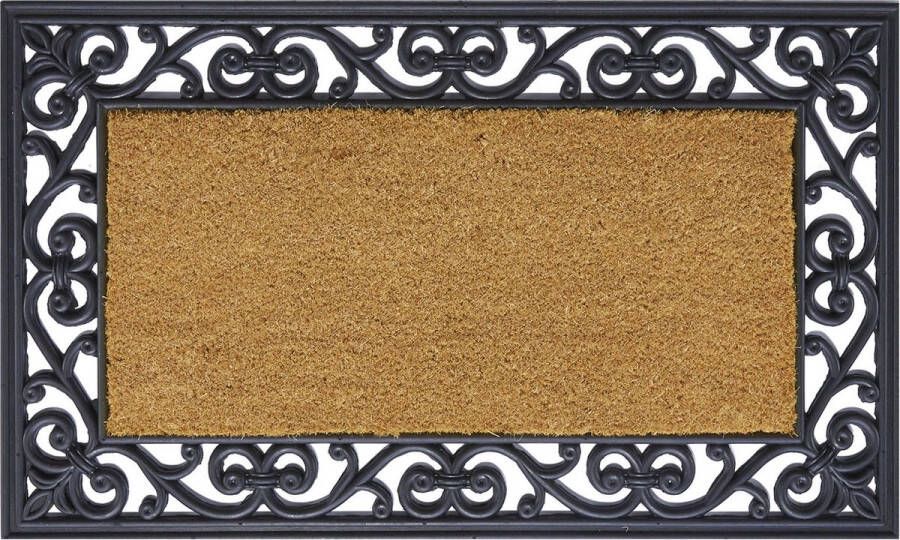 MD-Entree Kokosmat Cottage Met Rubber 45 x 75 cm