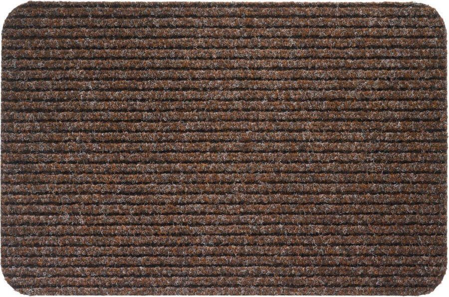MD-Entree Ribmat Mallin 40 X 60 Cm Bruin
