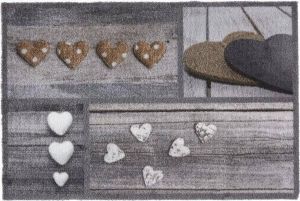 MD-Entree MD Entree Schoonloopmat Ambiance Hearts 50 x 75 cm