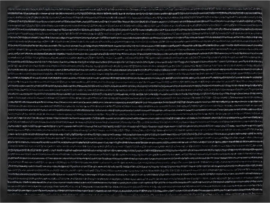 MD-Entree MD Entree Schoonloopmat Maxi Dry Stripe Antraciet 60 x 80 cm