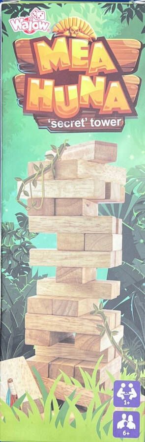 MEA HUNA Jenga Classic Jenga Toren Jenga Spel Jenga Game Jenga Actiespel 22 cm