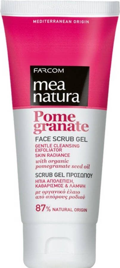 Mea Natura Face scrub gel Granaatappel