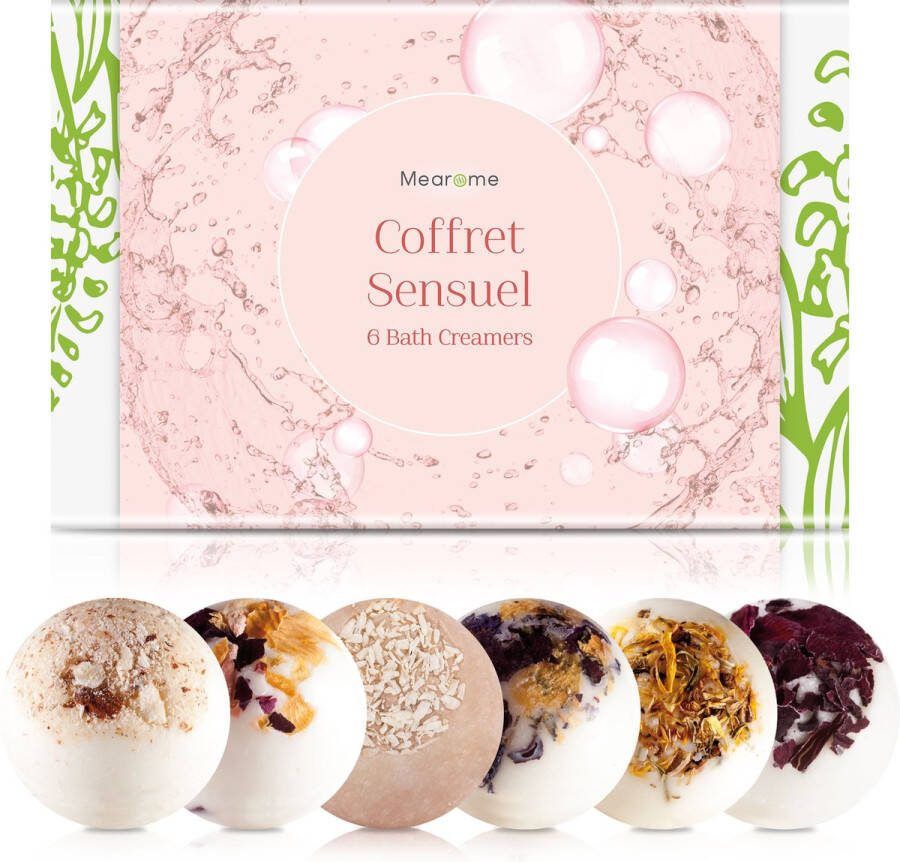 MEAROME Méarome Bruisballen voor bad- Coffret Sensuel 100% natuurlijk 6 stuks