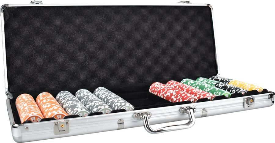 Mec Royal Flush ABS Cashgame Pokerset 500 poker chips pokerkoffer pokersets pokerfiches pokerchips