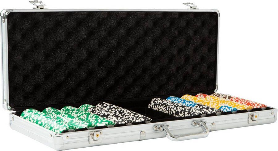 Mec ONK Poker Toernooi Pokerset 500 poker chips pokerkoffer pokersets pokerfiches pokerchips