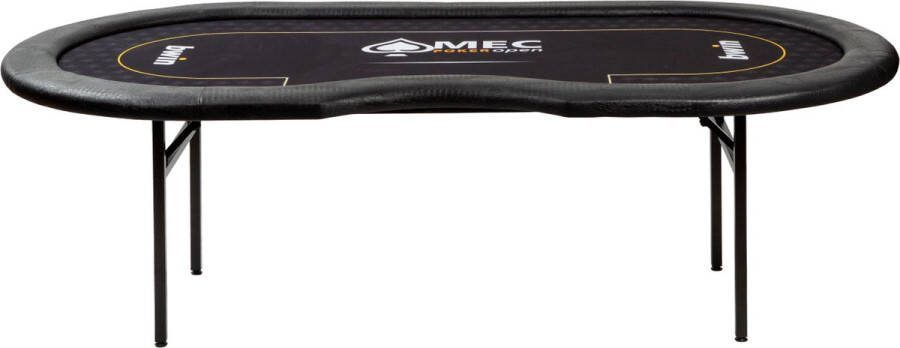 Mec Professionele pokertafel 240 cm x 120 x 76 2 tot 8 spelers Black Friday