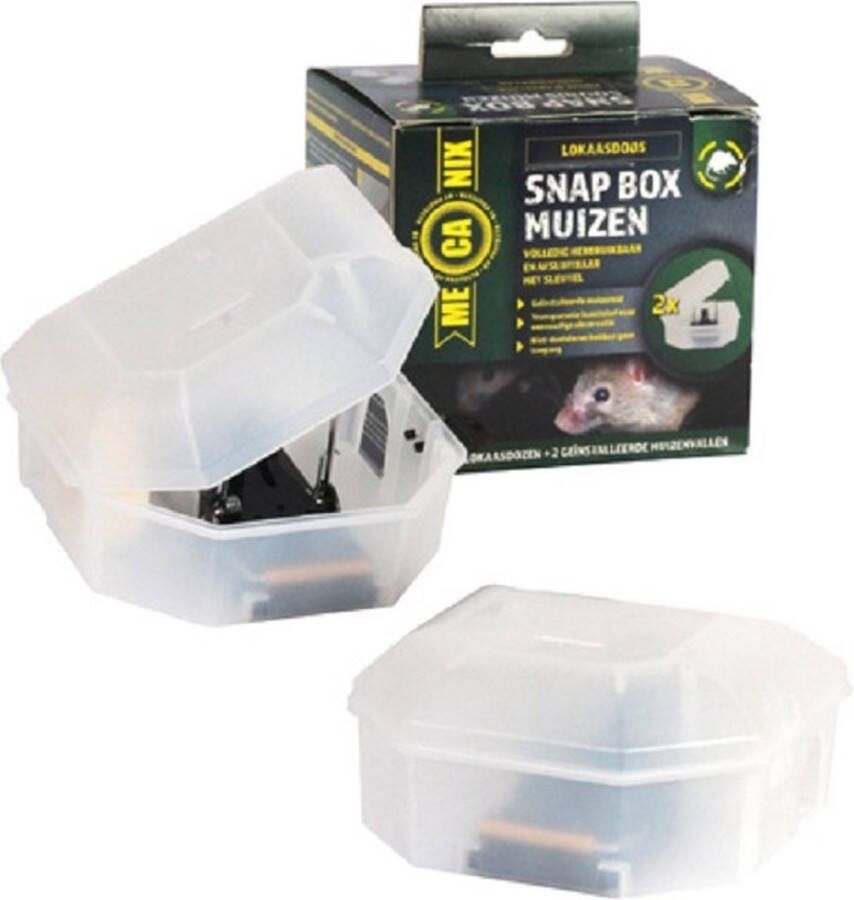 Mecanix Snap Box Muizen met val 2stuks