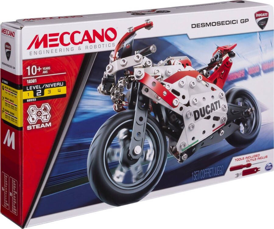 Meccano Bouwpakket Motor Desmosedici Ducati S.T.E.A.M