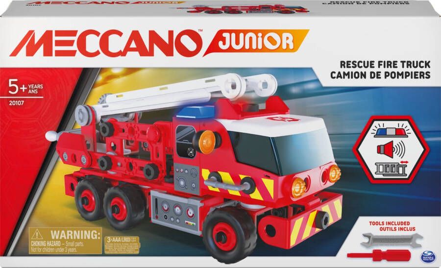 Meccano Junior Brandweerwagen S.T.E.A.M.-bouwpakket