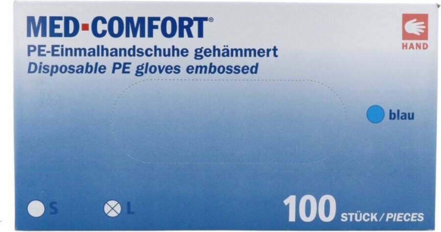 MED-COMFORT Wegwerp Handschoenen 100 stuks