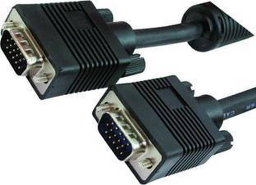 MediaRange MRCS147 1 8 m VGA (D-Sub) VGA (D-Sub) Mannelijk Zwart
