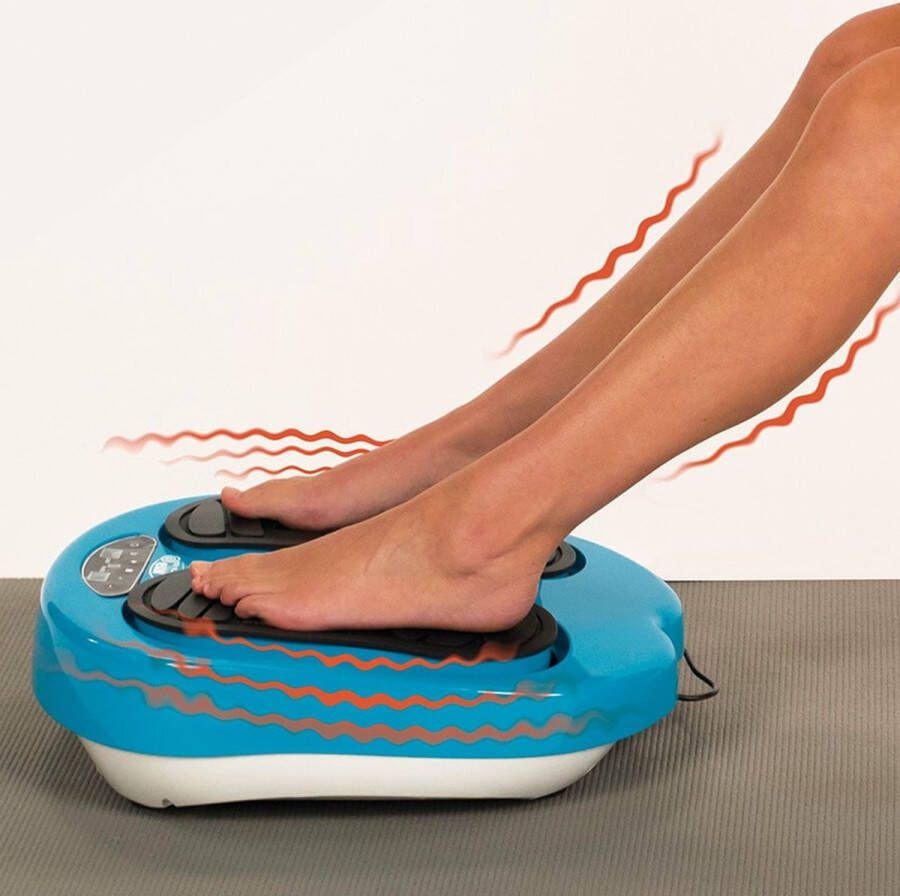 MediaShop Gymform Leg Action Massage-apparaat met vibratie trilplaat voor gerevitaliseerde en ontspannen benen en voeten voet-massage