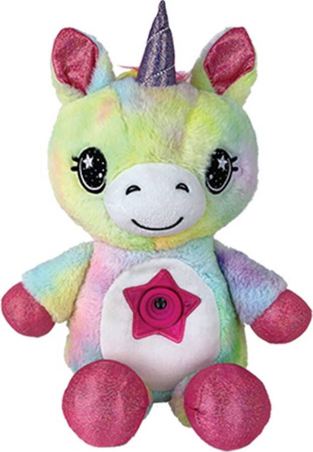 Mediashop Star Belly Dream Lites Rainbow Unicorn knuffel Ster-Projector Nachtlampje Kinderen