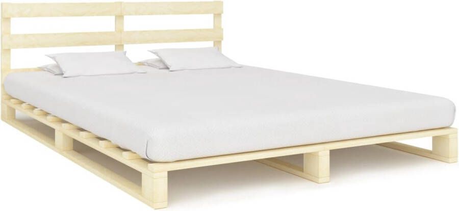 Medina Bedframe pallet massief grenenhout 140x200 cm