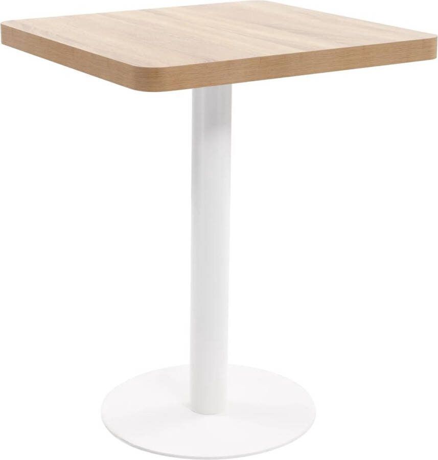 Medina Bistrotafel 60x60 cm MDF lichtbruin