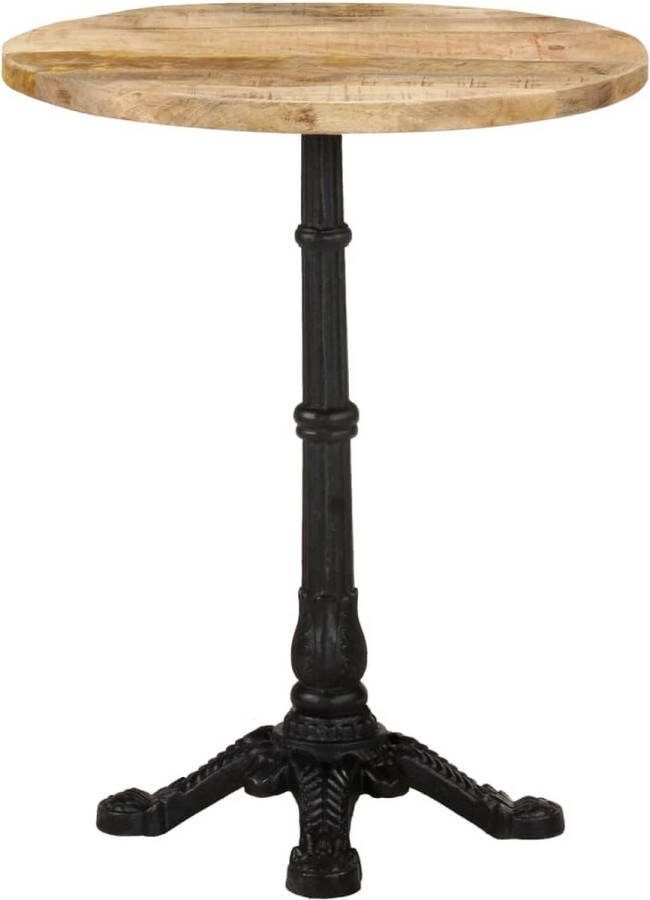 Medina Bistrotafel Ø 60x76 cm ruw mangohout