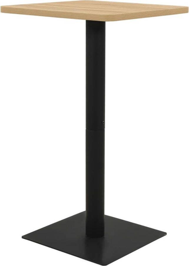 Medina Bistrotafel 70x70x107 cm eikenkleurig