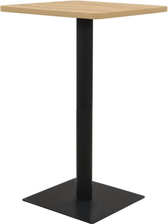 Medina Bistrotafel 78 5x78 5x107 cm eikenkleurig