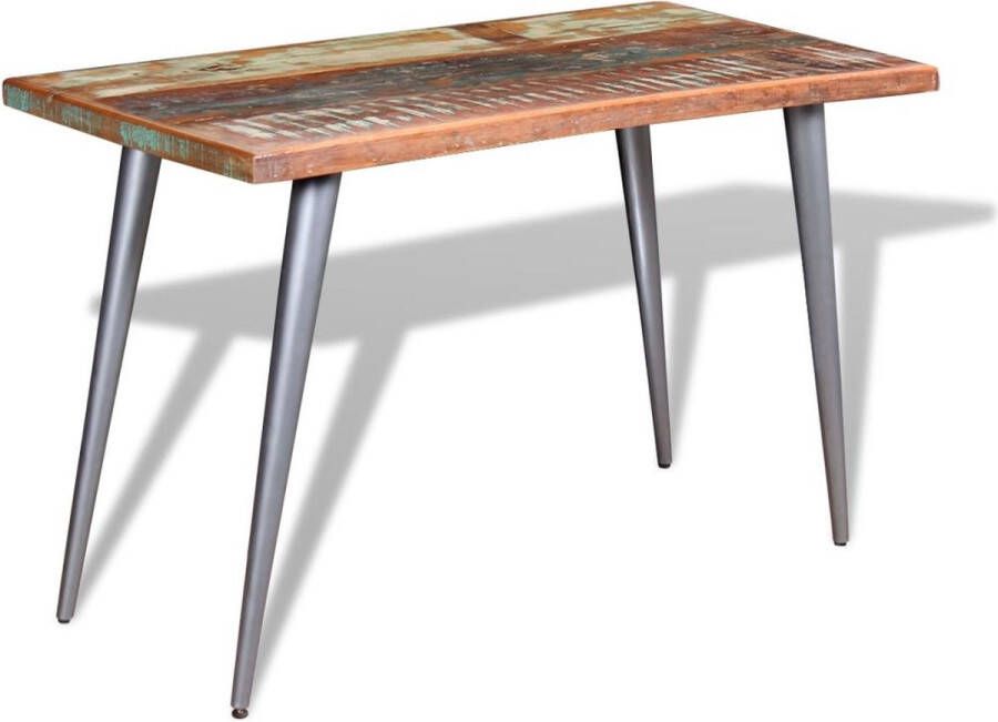 Medina Eettafel 120x60x76 cm massief gerecycled hout